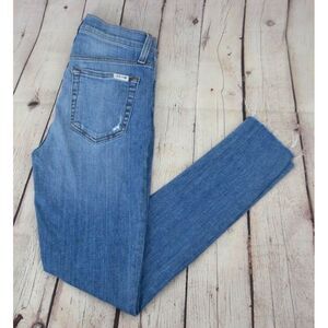 JOE'S JEANS Women's Lucania High Rise Skinny Ankle Distressed Jeans SIZE 25